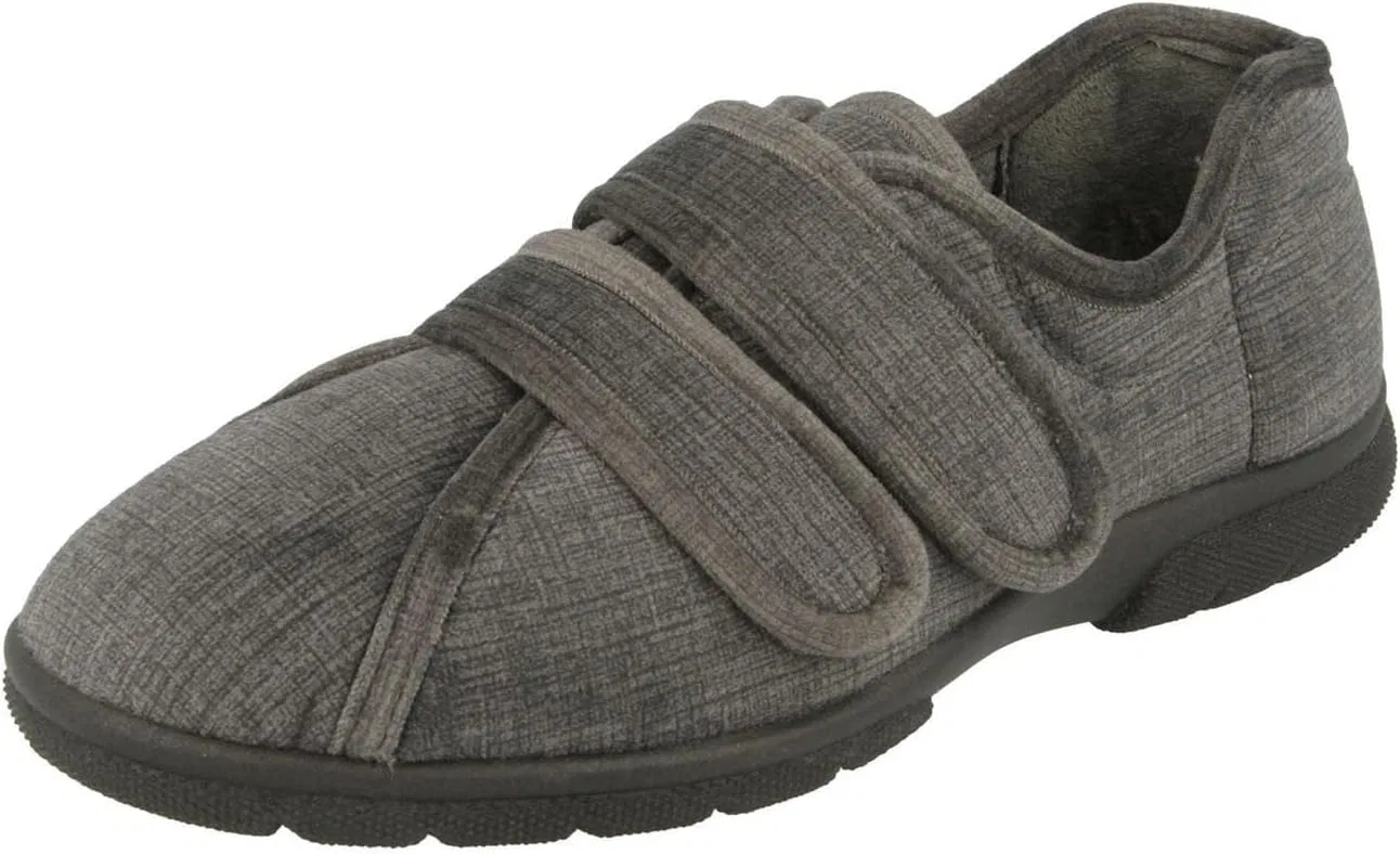DB Shoes Мужские тапочки Hamilton 2V Wide Fit, серые