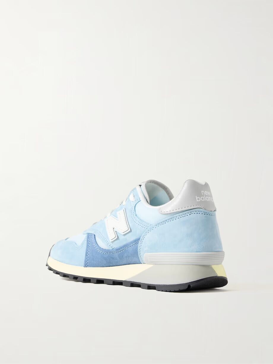 Кроссовки 574 из замши и сетки с кожаной отделкой New Balance, голубой — фото 3