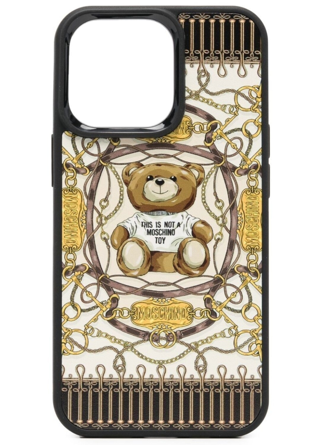 

Moschino чехол Teddy Bear для iPhone 13 Pro, черный