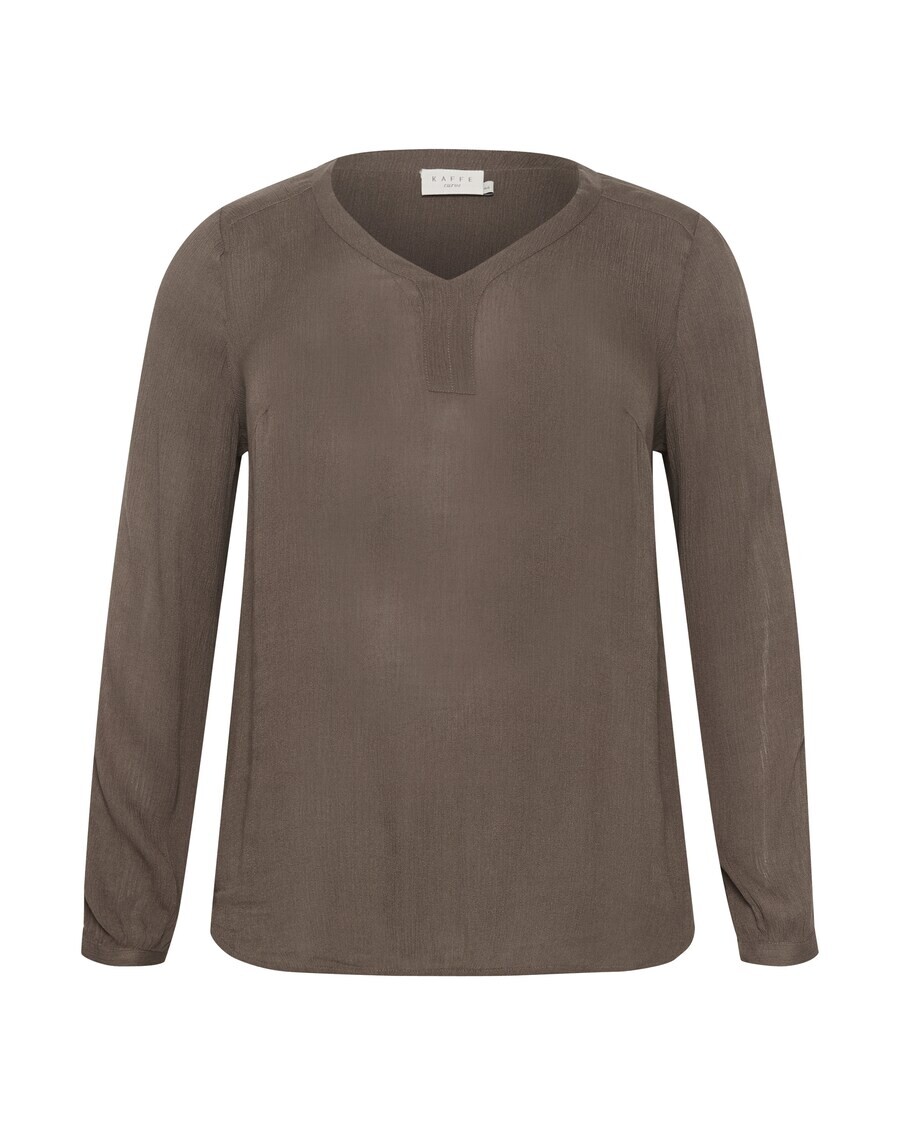 

Блузка KAFFE CURVE Blouse Ami, коричневый