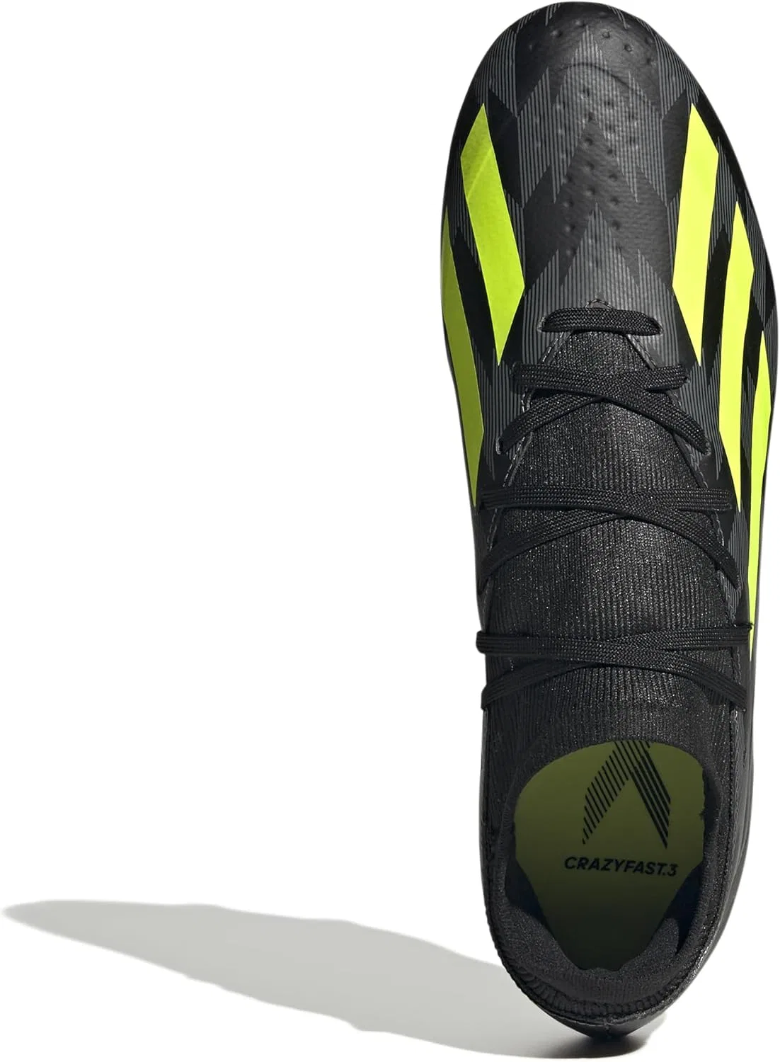 Кроссовки Adidas X CRAZYFAST INJ.3 FG унисекс для взрослых, Core Black Team Solar Yellow 2 Grey Five — фото 2