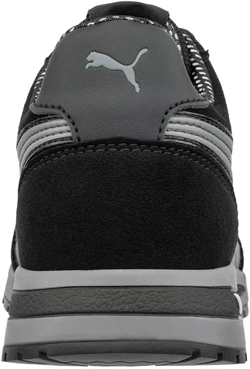 PUMA Safety Rider Low S1PS ESD FO HRO Легкие дышащие защитные ботинки унисекс с нескользящим металлическим защитным колпачком из стекловолокна, Black — фото 4