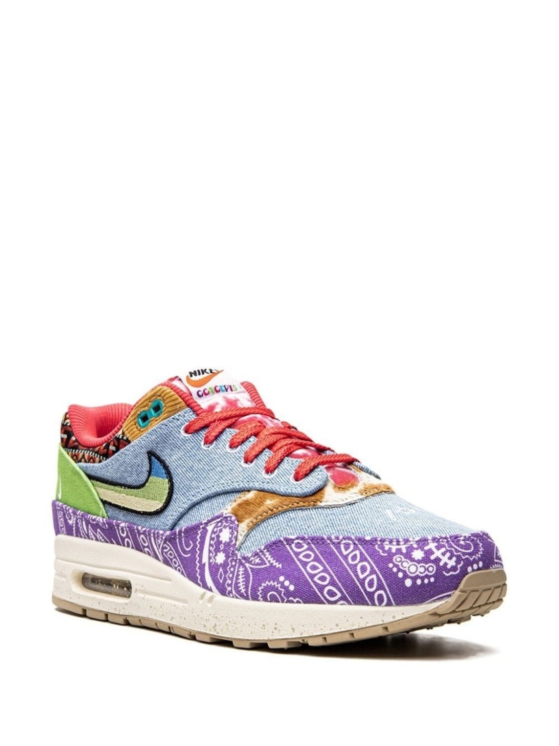 Nike кроссовки Air Max 1 SP Special Box из коллаборации с Concepts, фиолетовый — фото 2