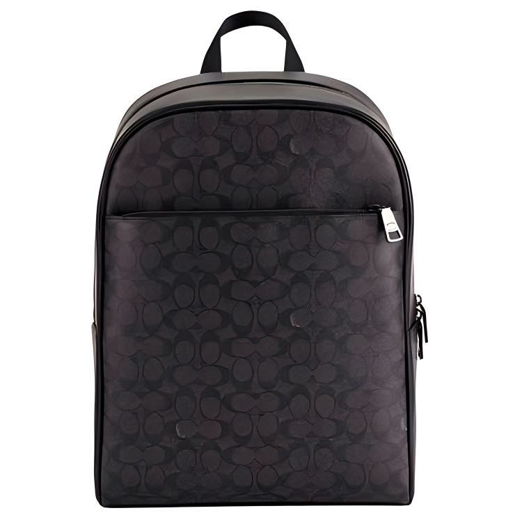 

COACH Кожаный рюкзак из коровьей кожи большого размера мужской черный