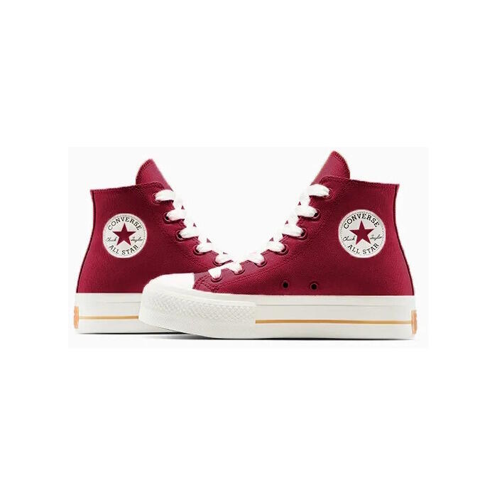 Кроссовки Converse Chuck Taylor All Star Lift, красные, женские — фото 3