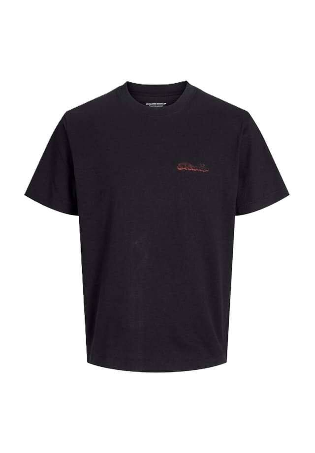 

Хлопковая футболка Originals By Jack & Jones, черный