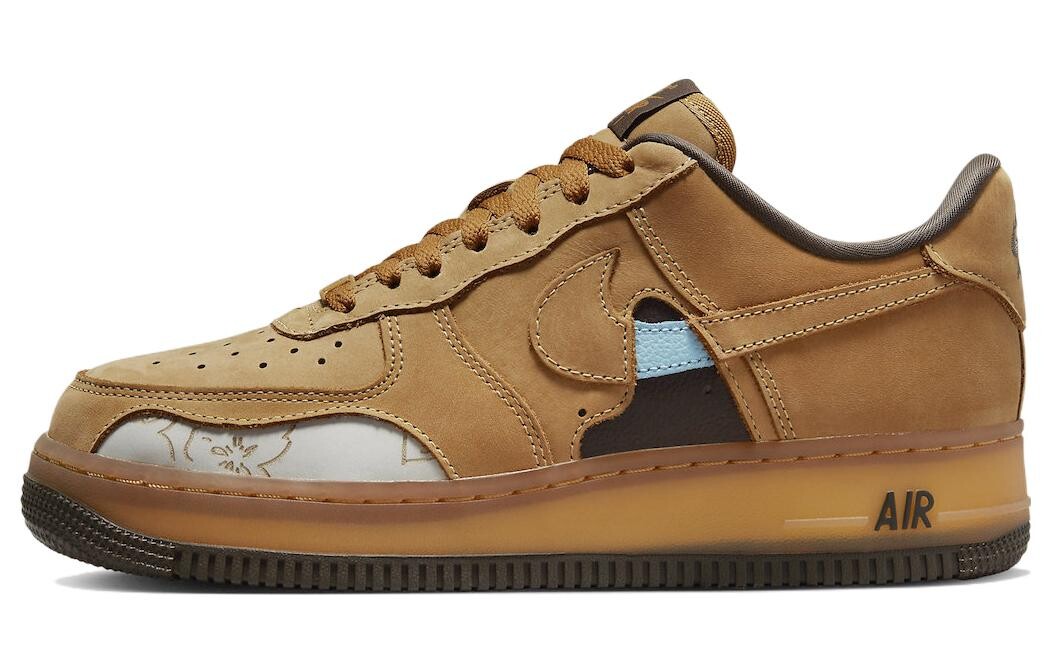 Кроссовки Nike Air Force 1 Low '07 Cut Out Wheat Mocha (женские)