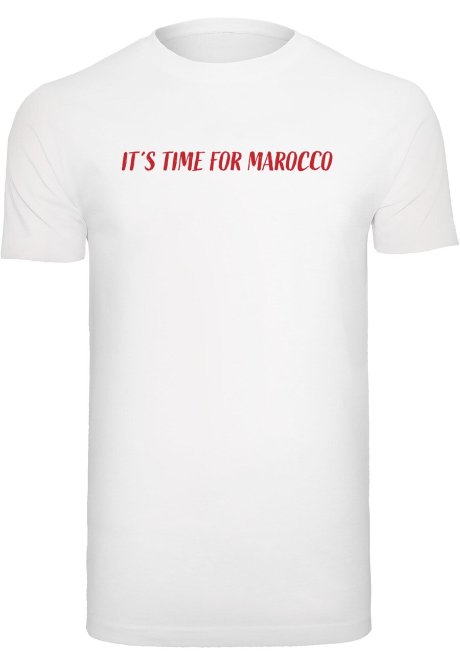 

Футболка Merchcode ITS TIME FOR MAROCCO, белый