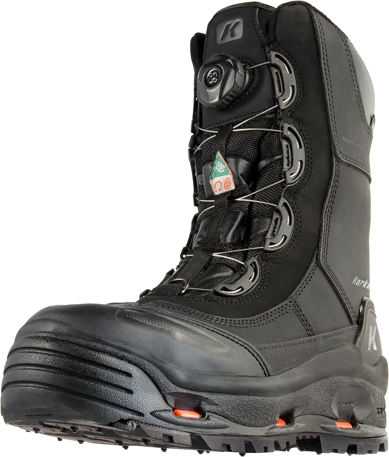 

Мужские промышленные ботинки Korkers Icejack Pro с заменяемыми подошвами, Ninety Degree Sole