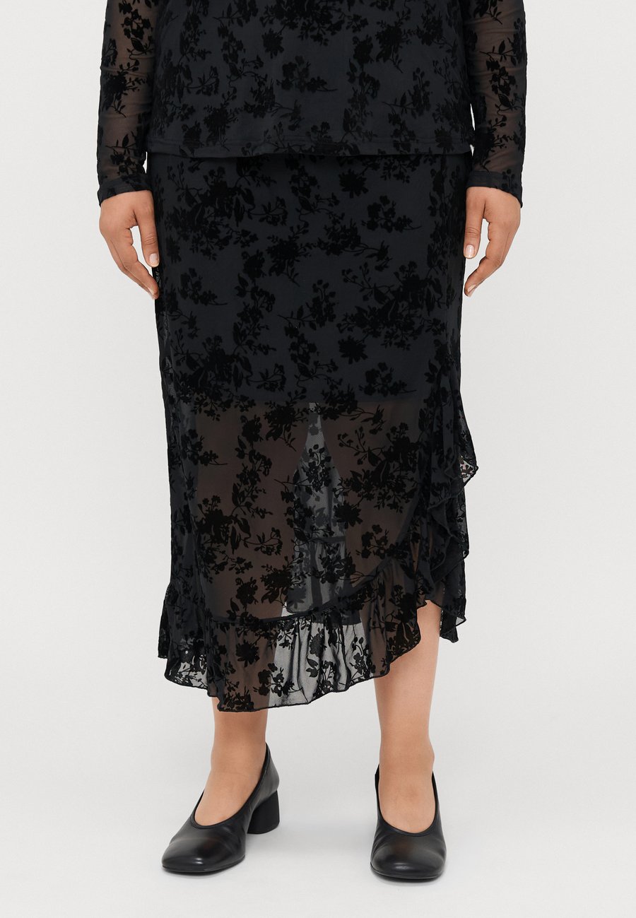 

Юбка ONLY Carmakoma CARELODIE MIDI SKIRT , Black