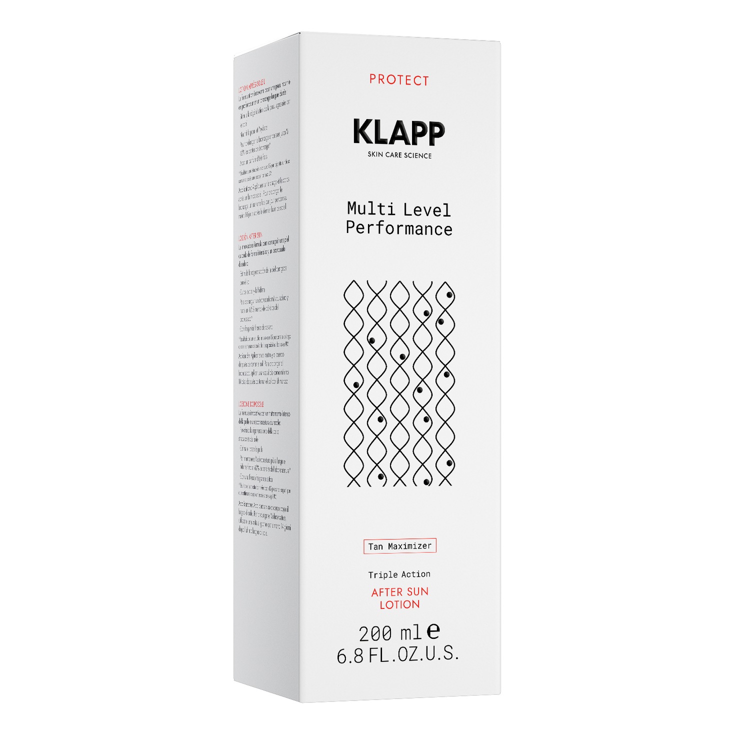 Средство после загара multi level performance after sun lotion tan maximizer Klapp, объем 200 мл — фото 2