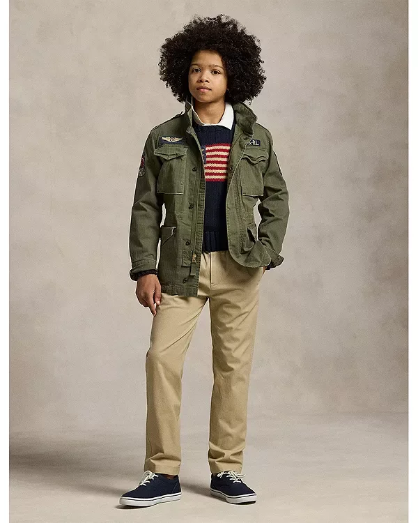 Брюки-Чиносы Polo Prepster из эластичной ткани - для детей постарше Ralph Lauren, Khaki — фото 2