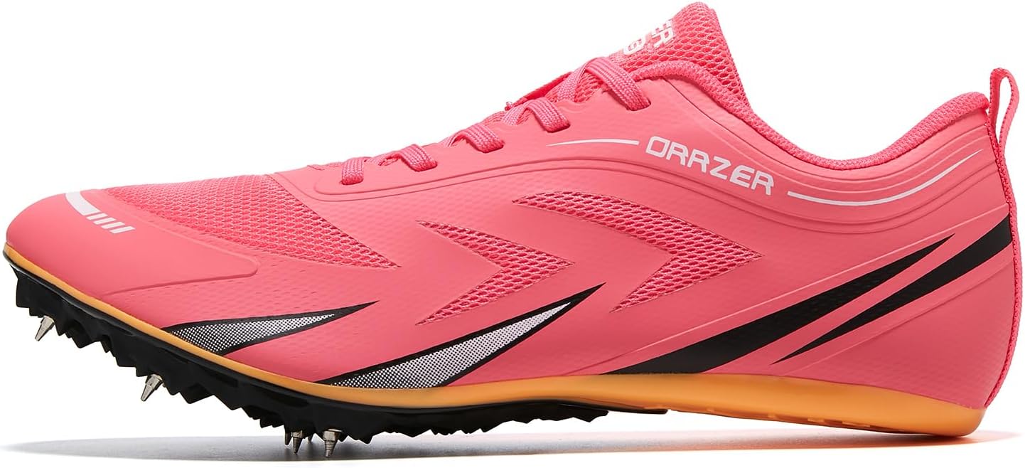 

Шипучие кроссовки для легкой атлетики для мужчин и женщин Orrzer, черный/оранжевый/розовый