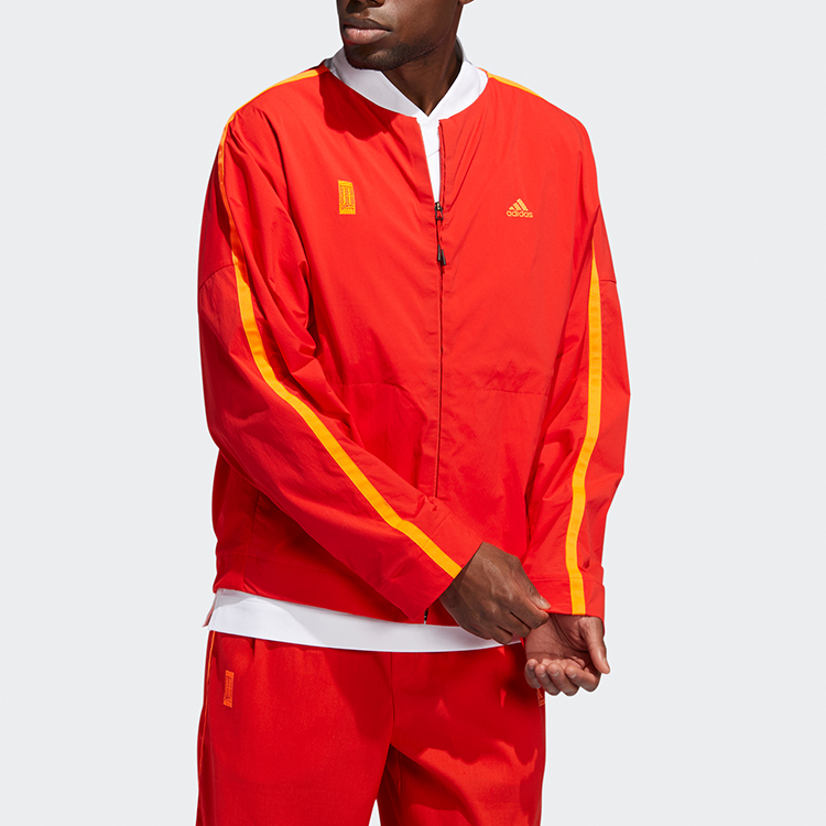 Adidas Originals Куртка мужская ярко-розовая флуоресцентная, Bright Pink Red Fluorescent — фото 4