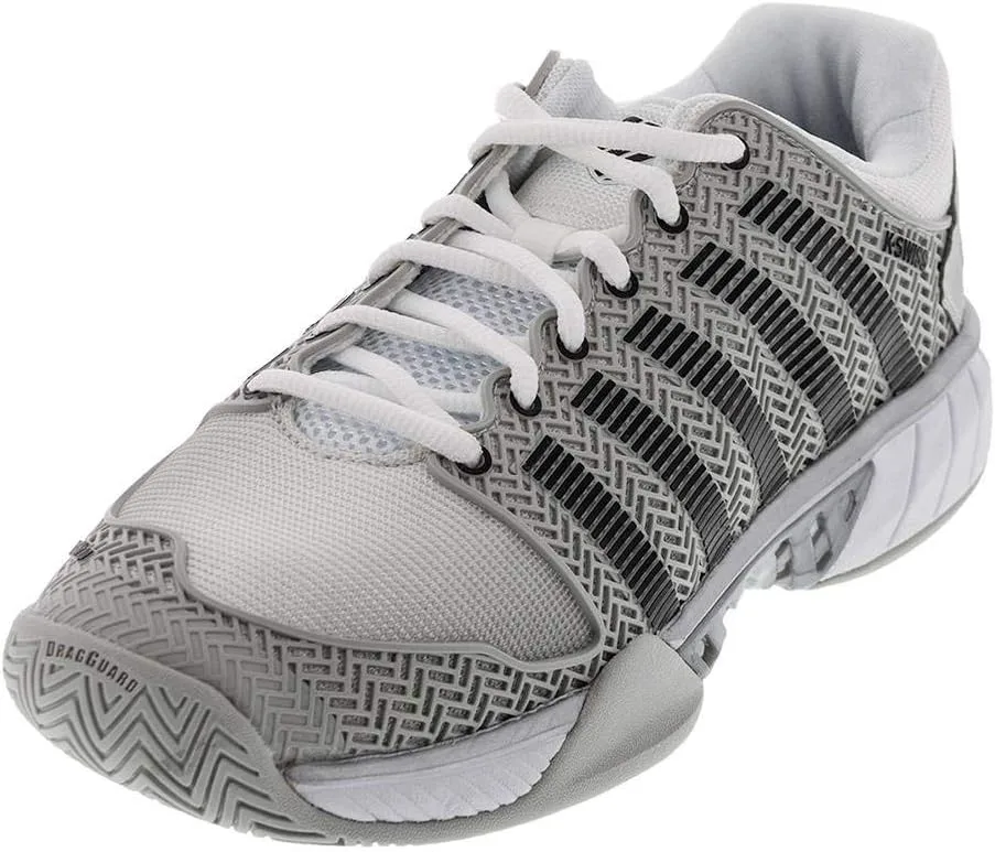 Мужские теннисные кроссовки Hypercourt Express 2 K-Swiss, серый/белый/серебристый — фото 3