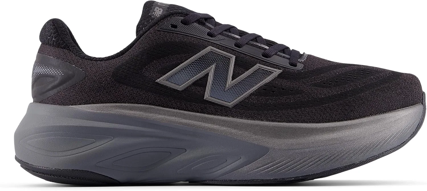 Мужские кроссовки для бега New Balance Fresh Foam X More V6, черный/металлик — фото 2