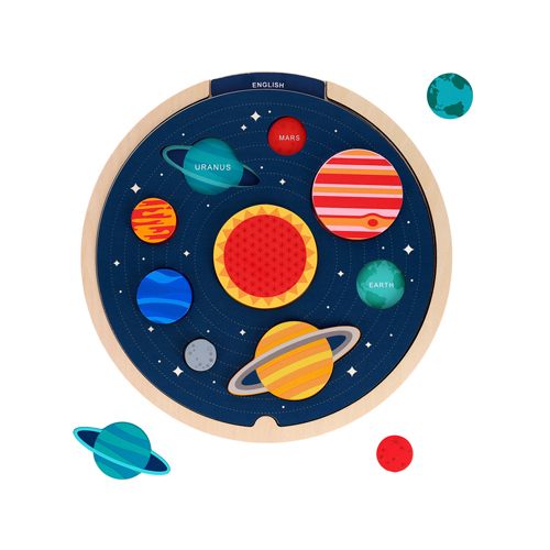 

Настольная игра Multi-Language Solar System Wooden Tray Puzzle