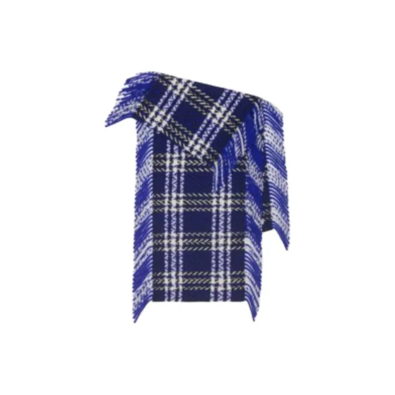 

Burberry Клетчатый шерстяной шарф, Knight Blue