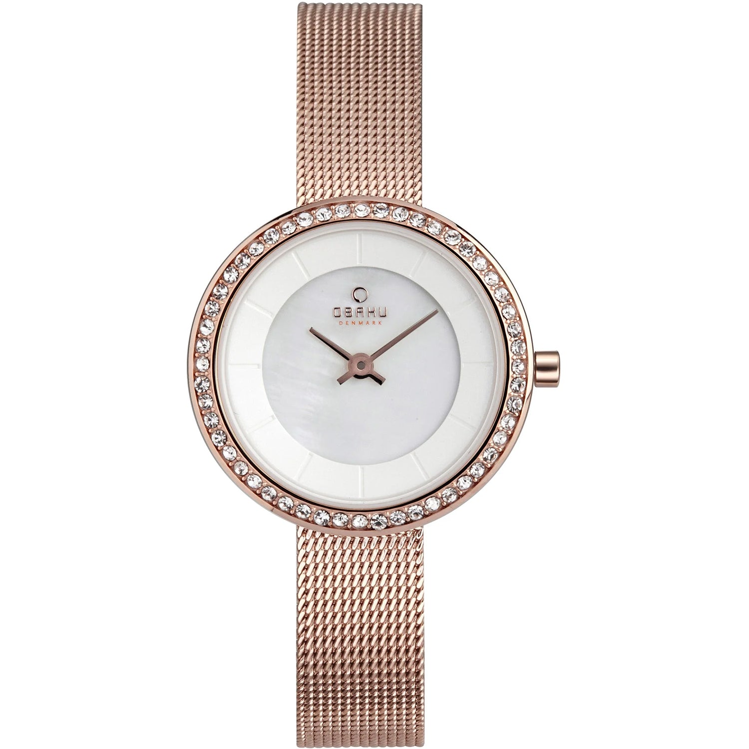 

Женские часы Obaku Denmark с белым циферблатом