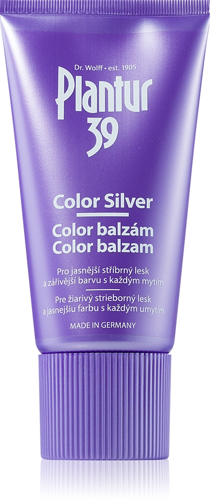 

39-Цветный серебристый бальзам с кофеином для нейтрализации желтизны Plantur, 150 мл