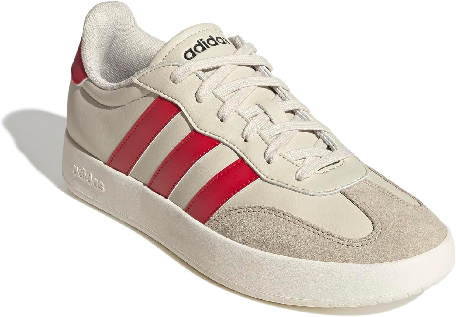 Мужские модные кроссовки Adidas Barreda, Alumina/Better Scarlet/Wonder Beige — фото 4