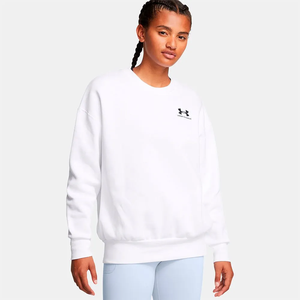 

Толстовка Under Armour Essential Fleece Oversized, белый