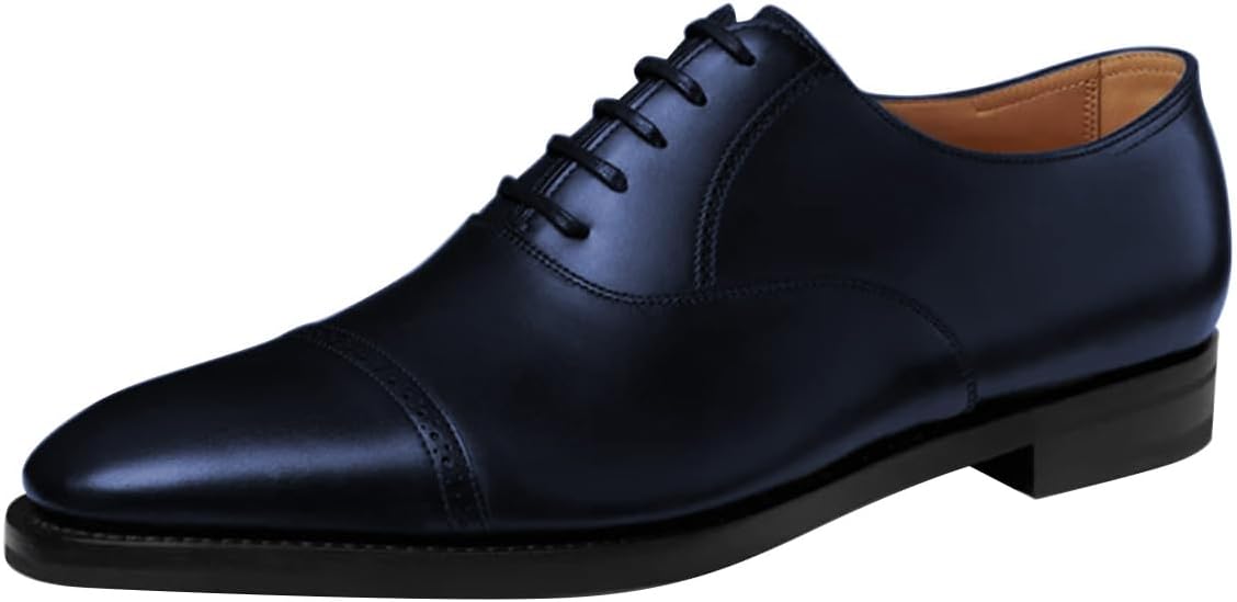 

Мужские классические туфли FSJ Oxford с круглым носком, шнуровкой, низким каблуком, крыльями, современные деловые, свадебные и повседневные размер 4-16 US, синий