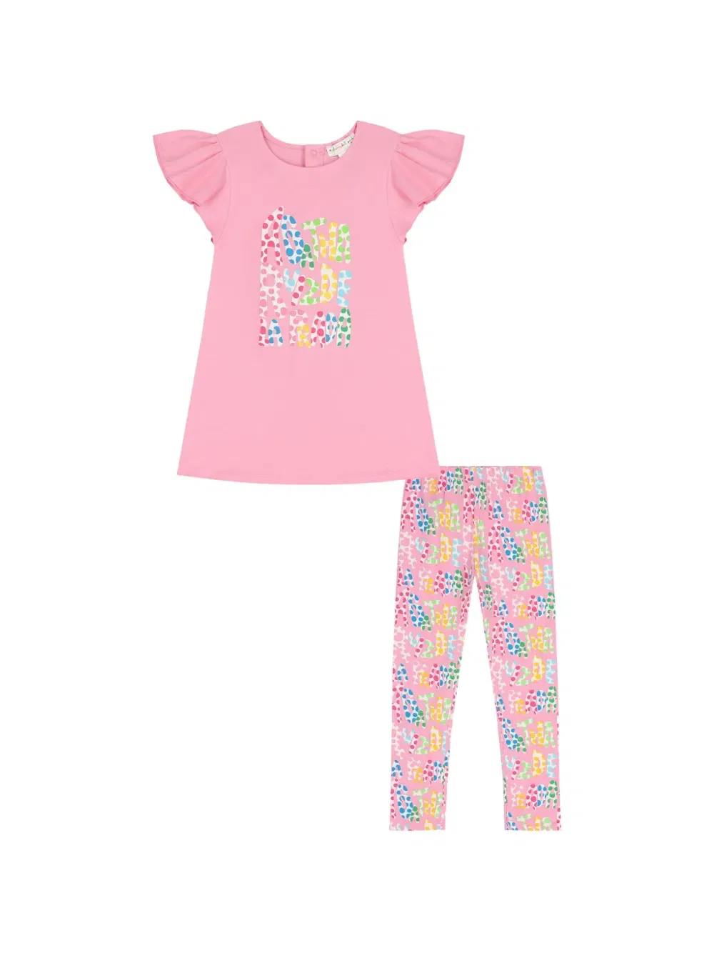 Комплект леггинсов с узором Agatha Ruiz De La Prada, розовый