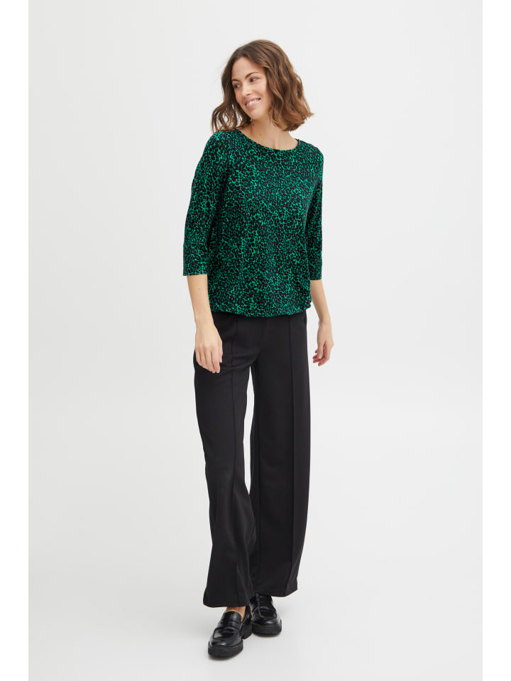 

Fransa Топ FREmfloral regular fit in Holly Green Graphic AOP