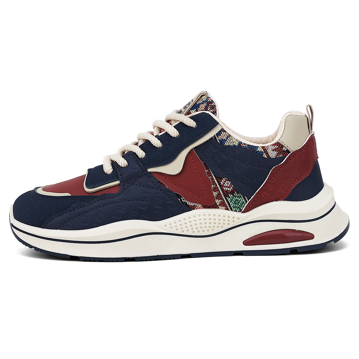 

Boogie Bear Амортизирующие дышащие легкие низкие кеды для мужчин с эффектом увеличения роста красно-синие, цвет Red Blue