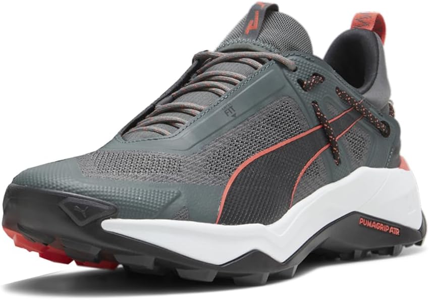 Мужские кроссовки для бега по пересеченной местности PUMA Seasons Explore Nitro Trail - серые — фото 2