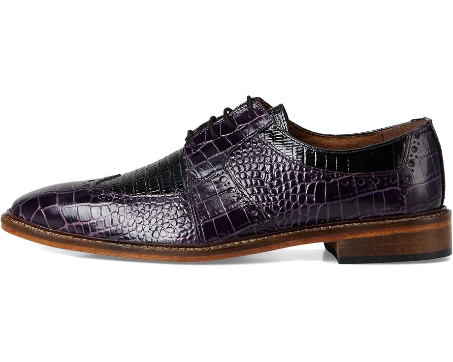 Мужские оксфорды Stacy Adams Travato Wingtip Lace-Up, Purple Multi — фото 4