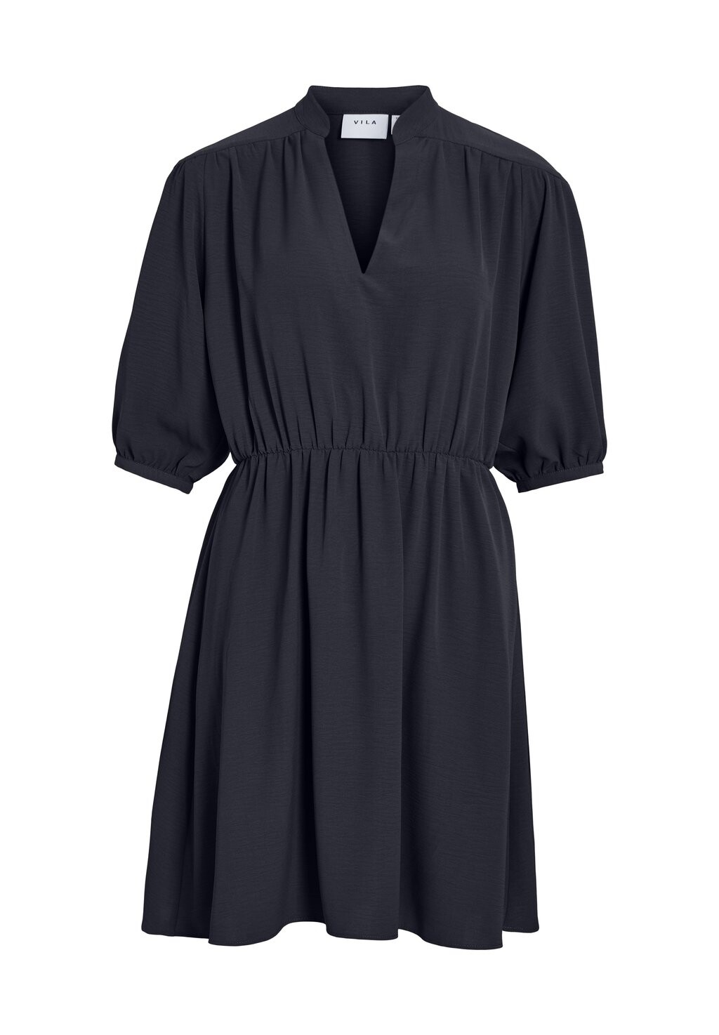 

Повседневное платье VISERENA 2/4 V NECK SHORT DRESS VILA, темно-синий