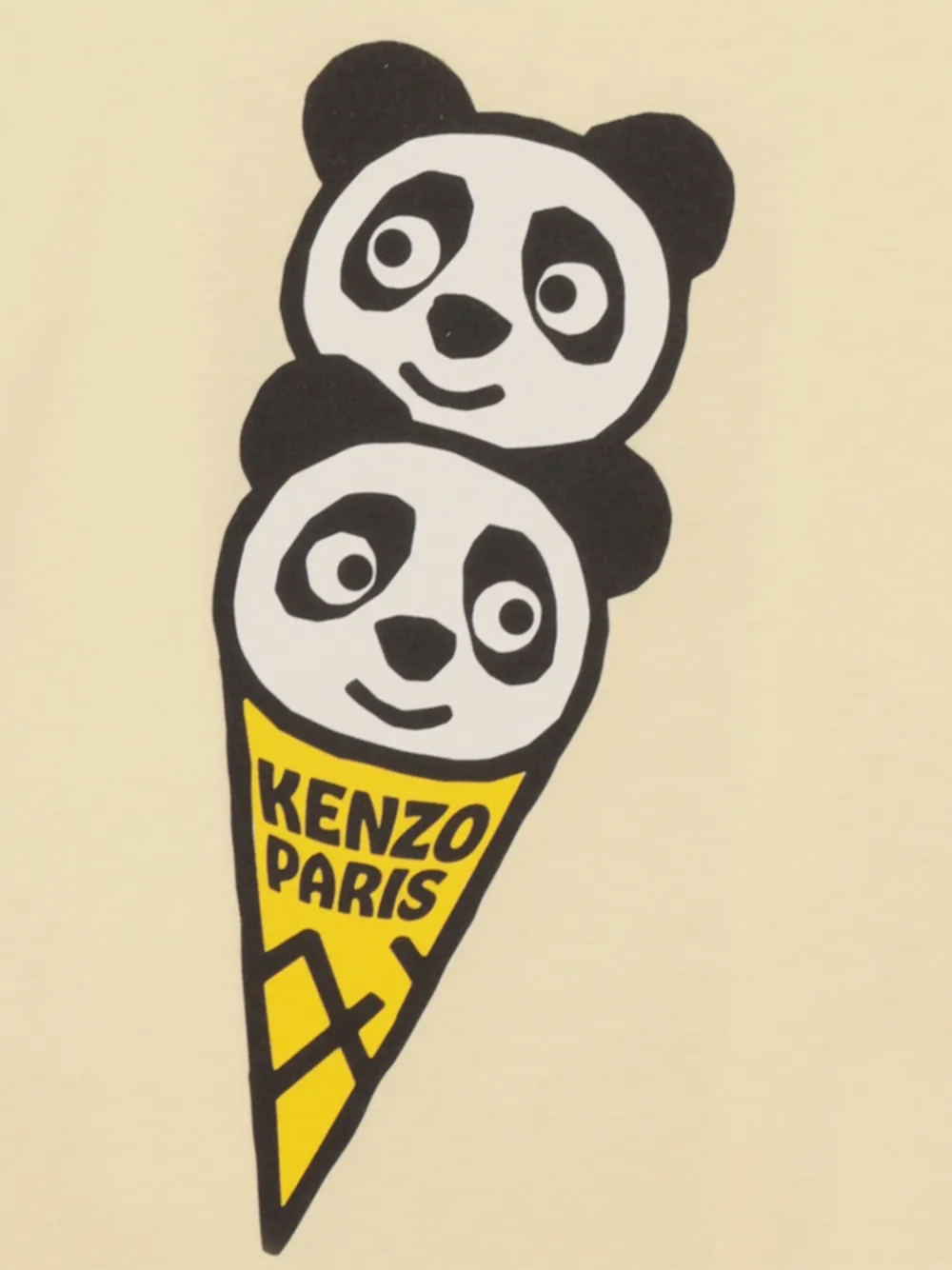 Футболка с принтом Kenzo Kids, нейтральный — фото 3