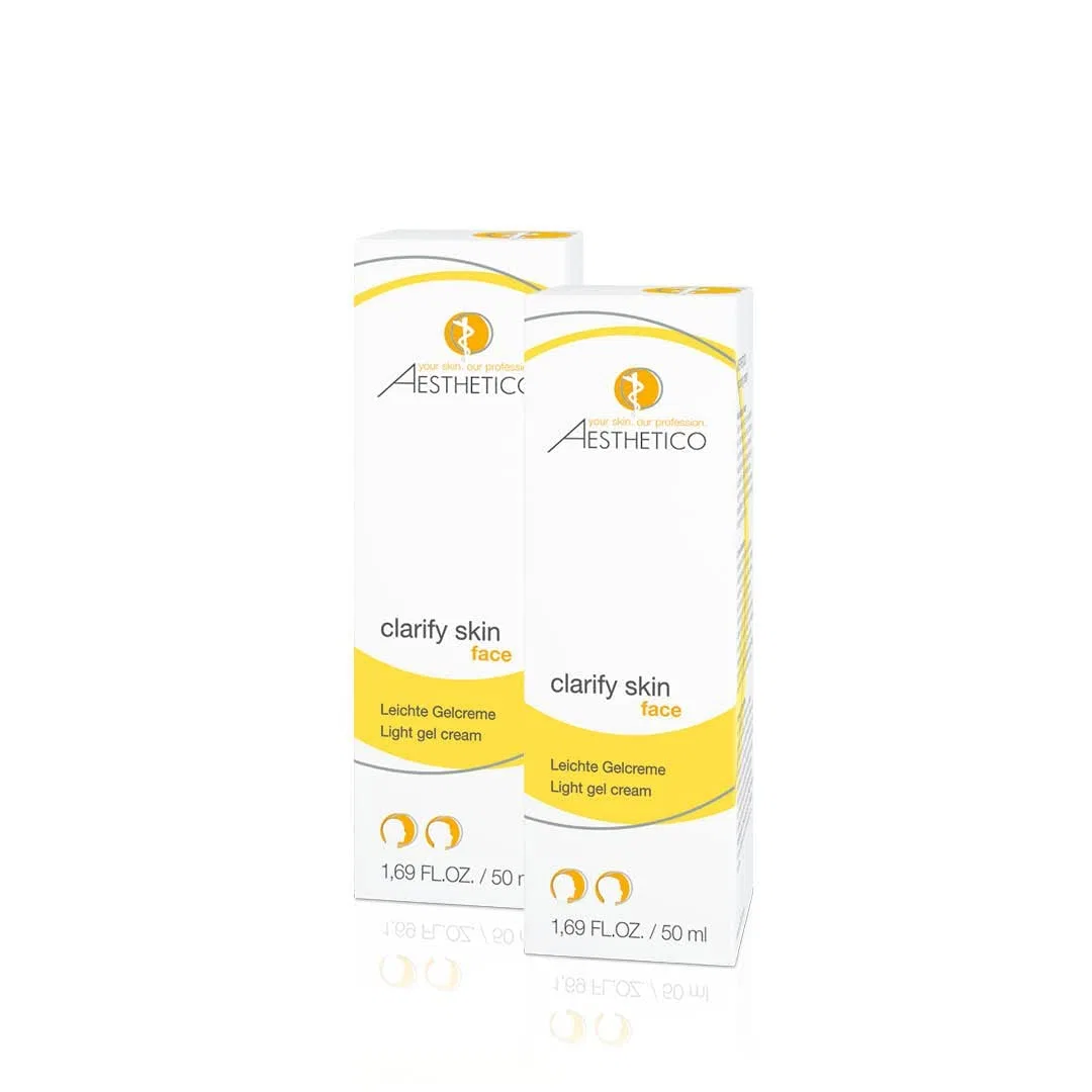 Матирующий увлажняющий гель-крем «Clarify Skin» от AESTHETICO, 5 x 50 мл Aesthetico — фото 2