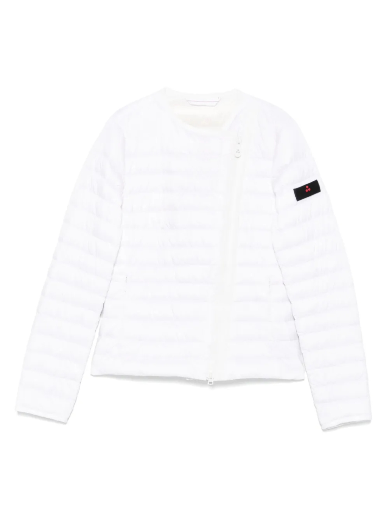 

Пуховик со смещенной молнией Peuterey, белый