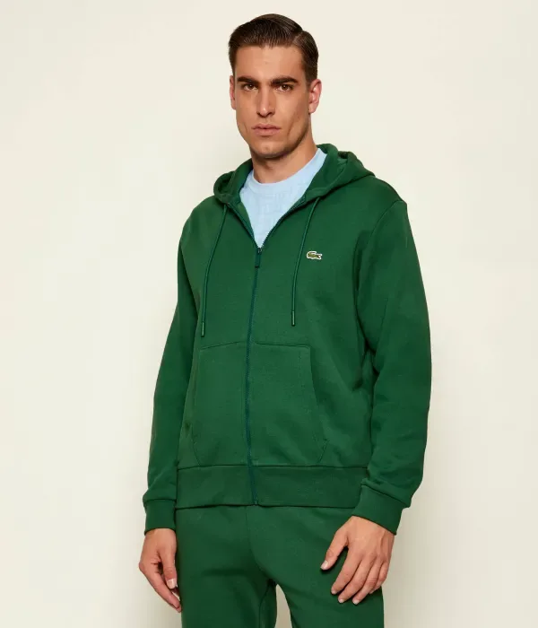 Толстовка Lacoste Classic Fit, базовая коллекция, зеленый