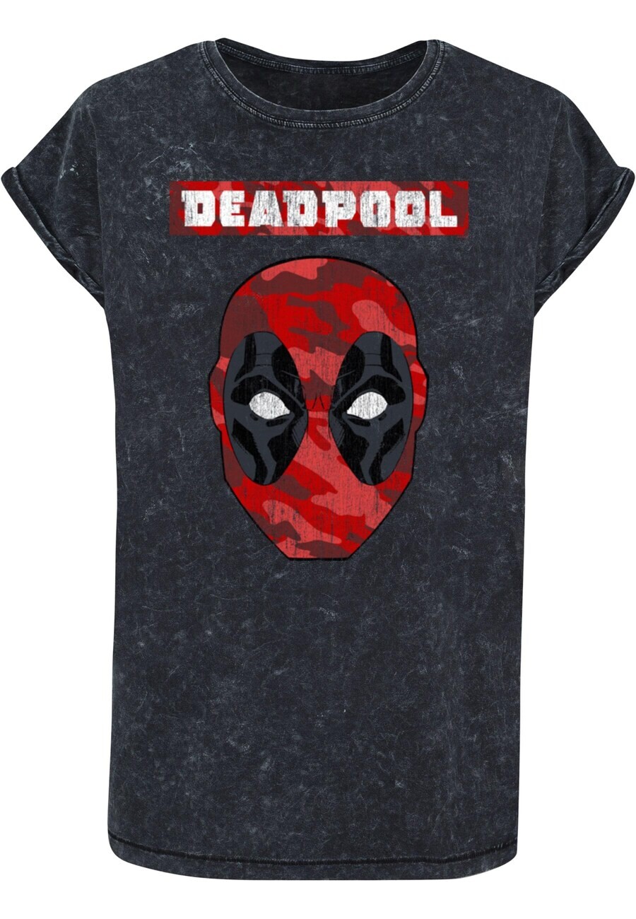 

Футболка ABSOLUTE CULT Shirt Deadpool - Camo Head, цвет black/mottled black