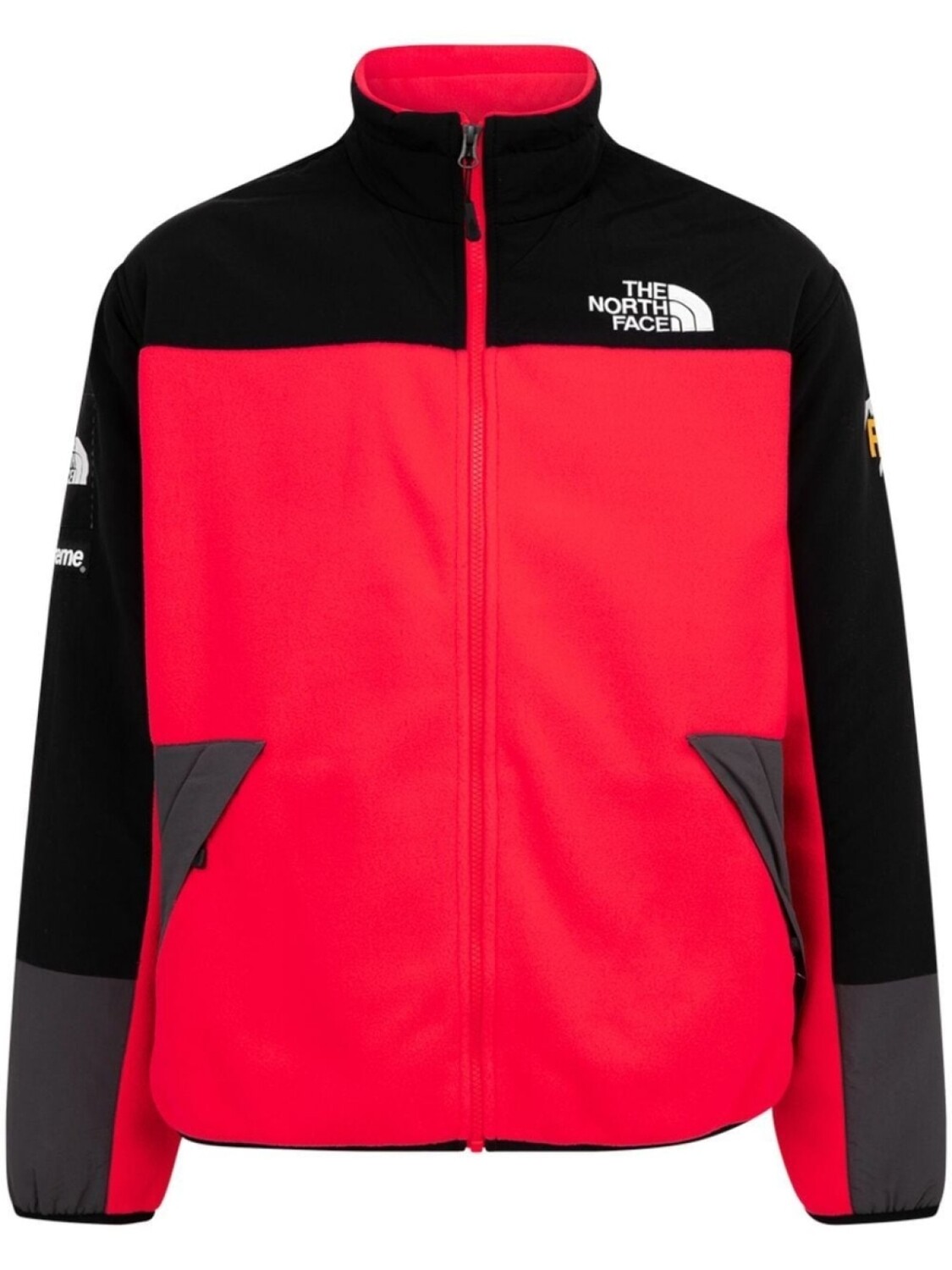 

Supreme флисовая куртка RTG из коллаборации с The North Face, красный