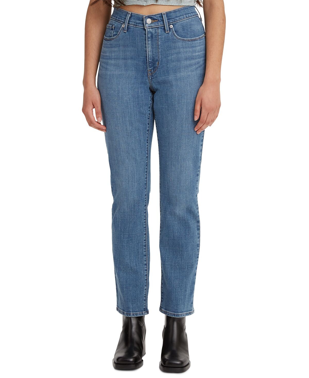 

Женские классические прямые джинсы со средней посадкой Levi's