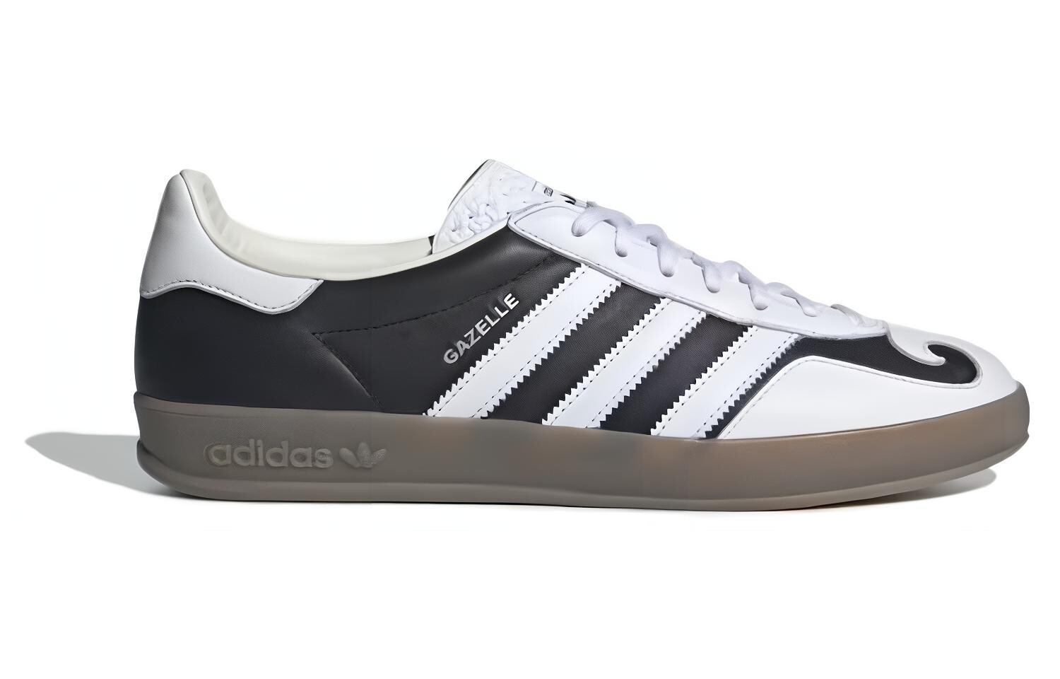 Adidas originals Gazelle Обувь для скейтбординга унисекс, Black/White — фото 2