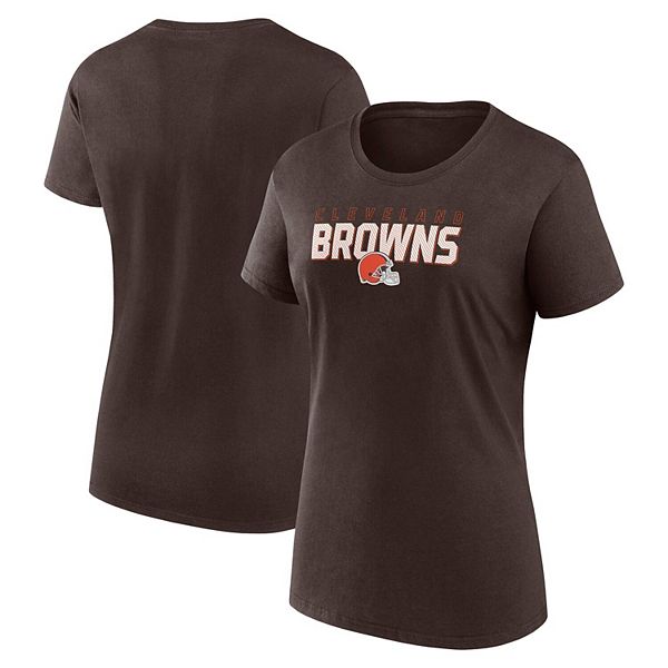 

Женская футболка Cleveland Browns с логотипом Unbranded