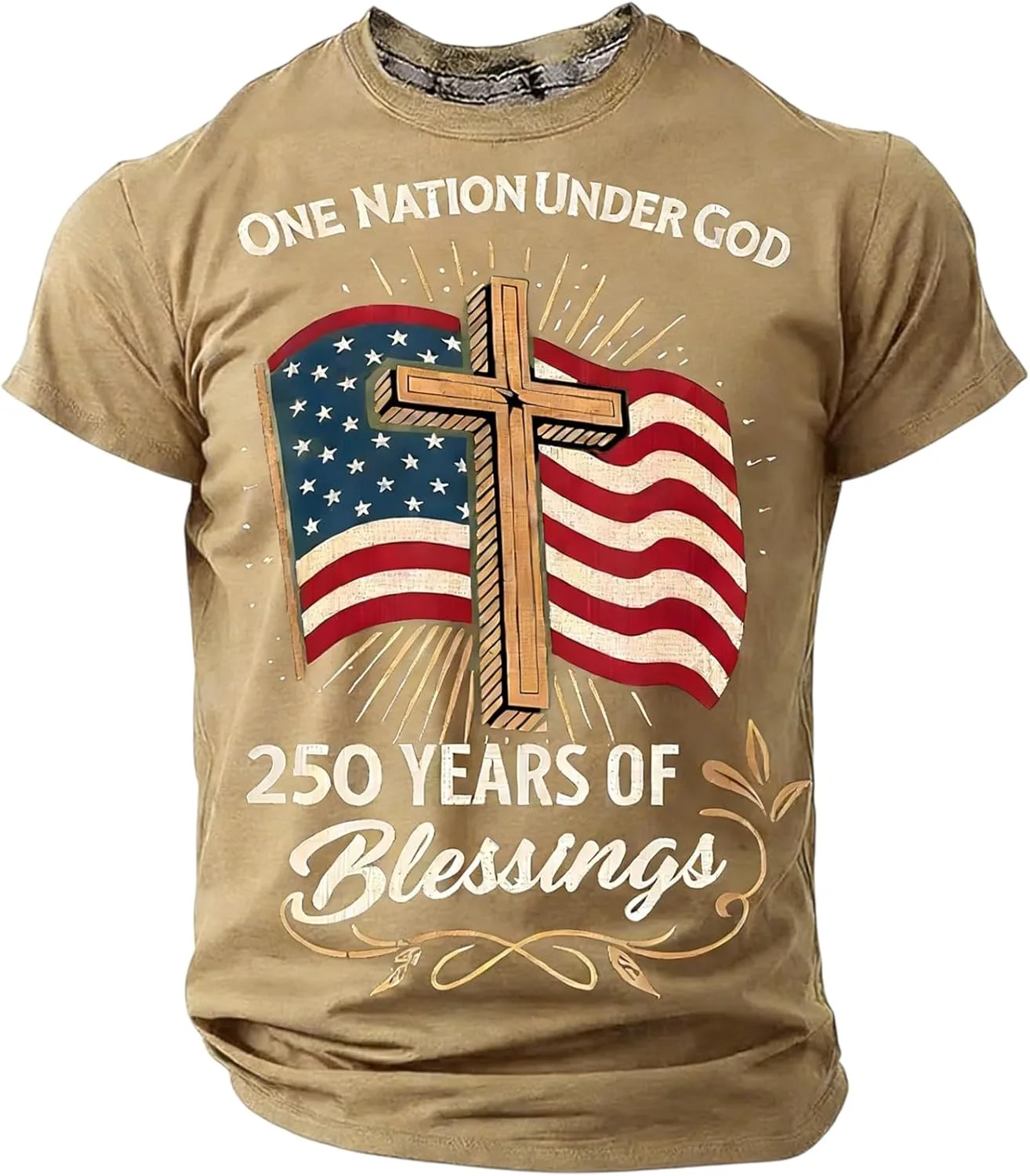 

WENKOMG1 Мужская футболка Casual с принтом Independence Day