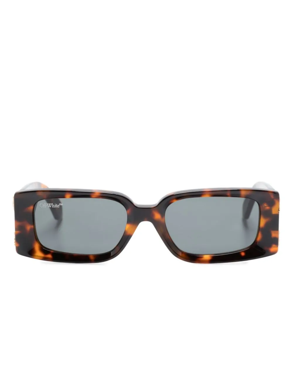 

Солнцезащитные очки Roma черепаховой расцветки Off-White Eyewear, коричневый