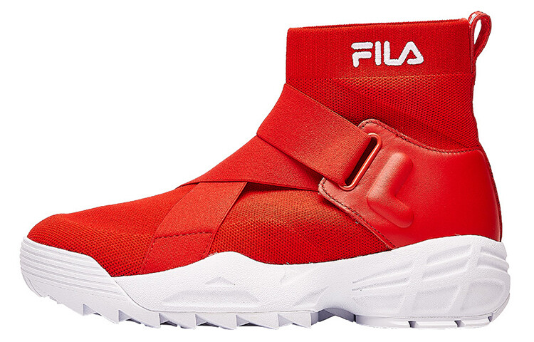 

Кроссовки FILA Disruptor Casual Shoes Women's High-Top Red