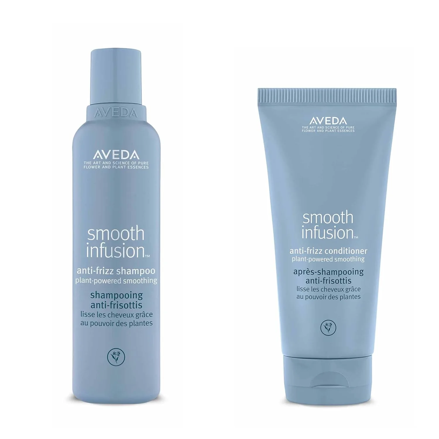 Набор шампунь и кондиционер Aveda Smooth Infusion против пушистости, для средних и густых волос, 6,7 жидк унций