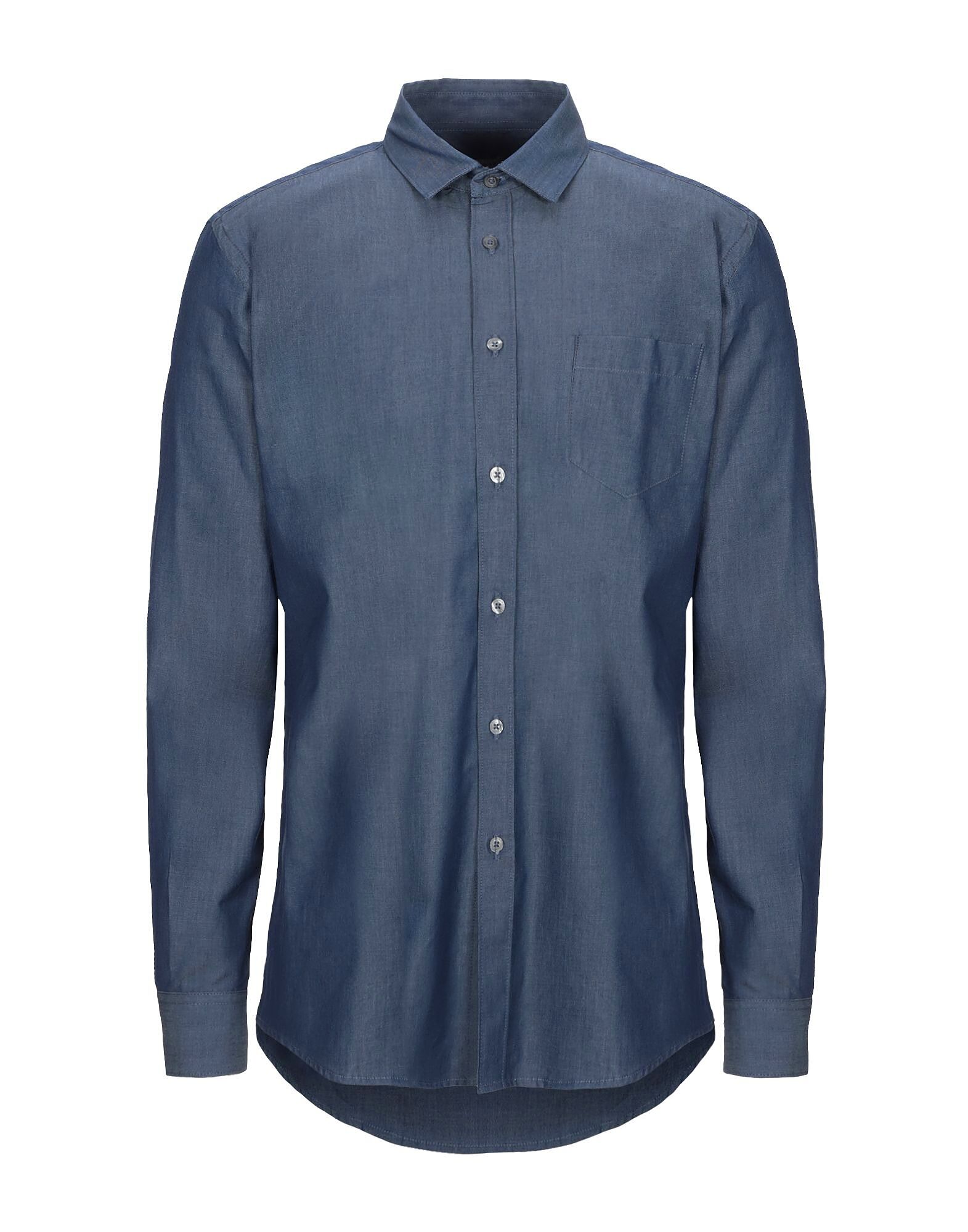 

Джинсовая рубашка Daniele Alessandrini, синий