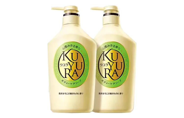 Набор для ухода за кожей KEYOURAN Beauty Skin Shower Gel с успокаивающим и ароматическим эффектом, 2 флакона KUYURA, Yuyo Bino 550ml*2