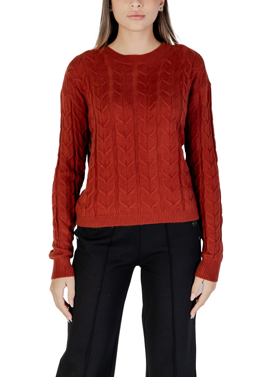 

Джемпер Vero Moda вязаный, бордовый