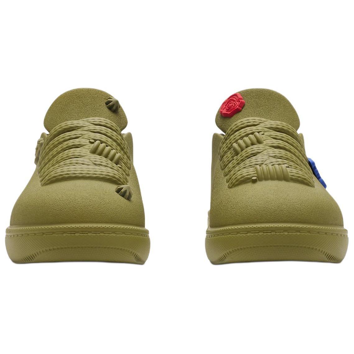 Бирюзовые скейтерские кеды Bubble Low Top мужские Burberry — фото 3